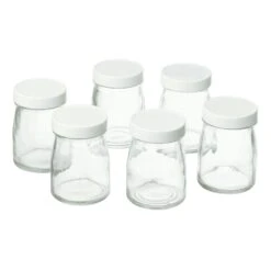 Cuisinart Accessory 6 Jars For Yoghurt Machine, Transparent
