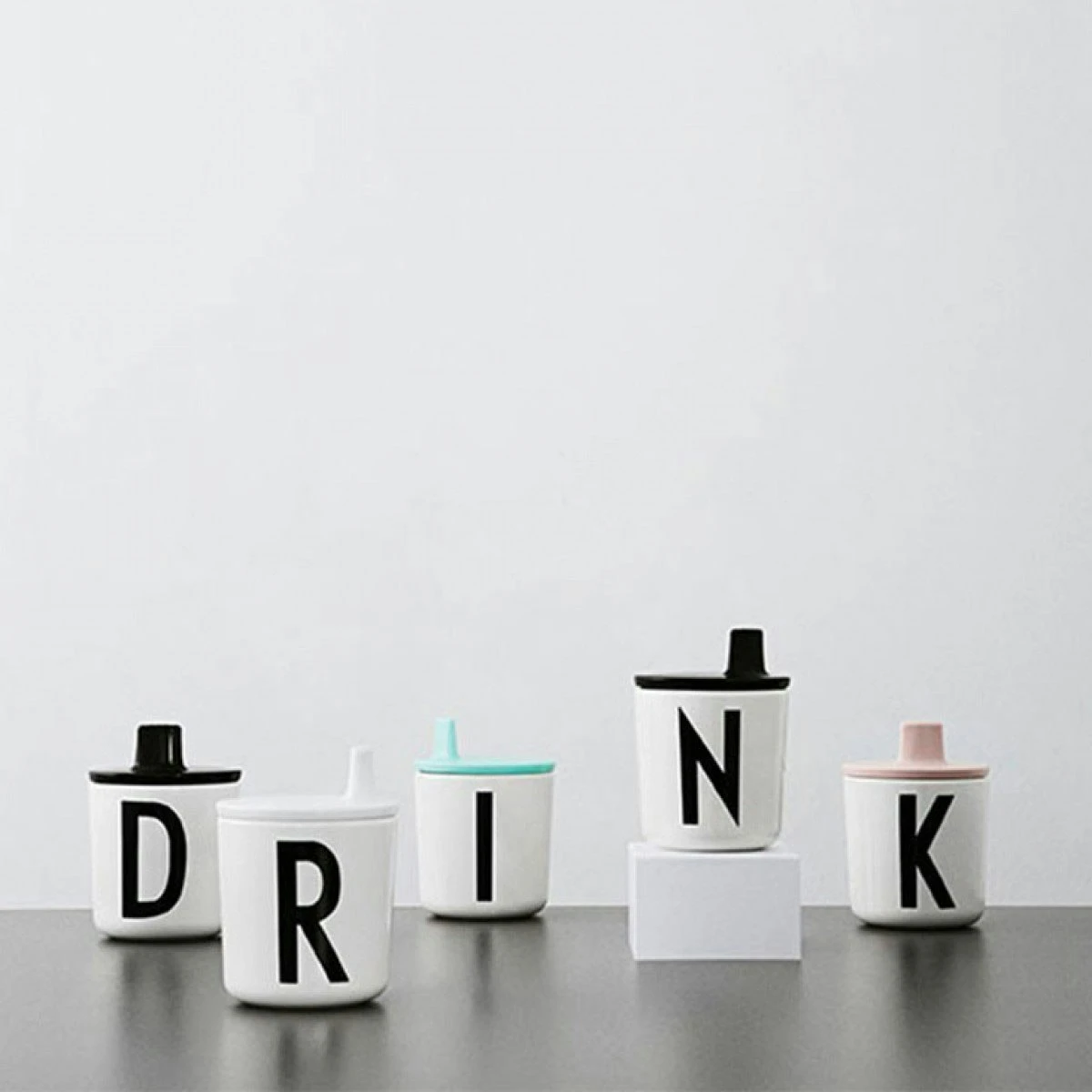 Design Letters Drink Deksel Voor Een EcozenĀ® Mok, Mustard - Image 3