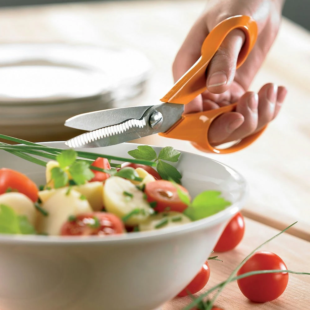 Fiskars Classic Kitchen Scissors, Orange - Image 2