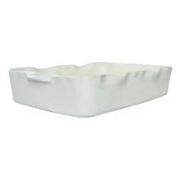 Provence Ovenschaal 39,5x26,5x8 Cm, Mat Wit