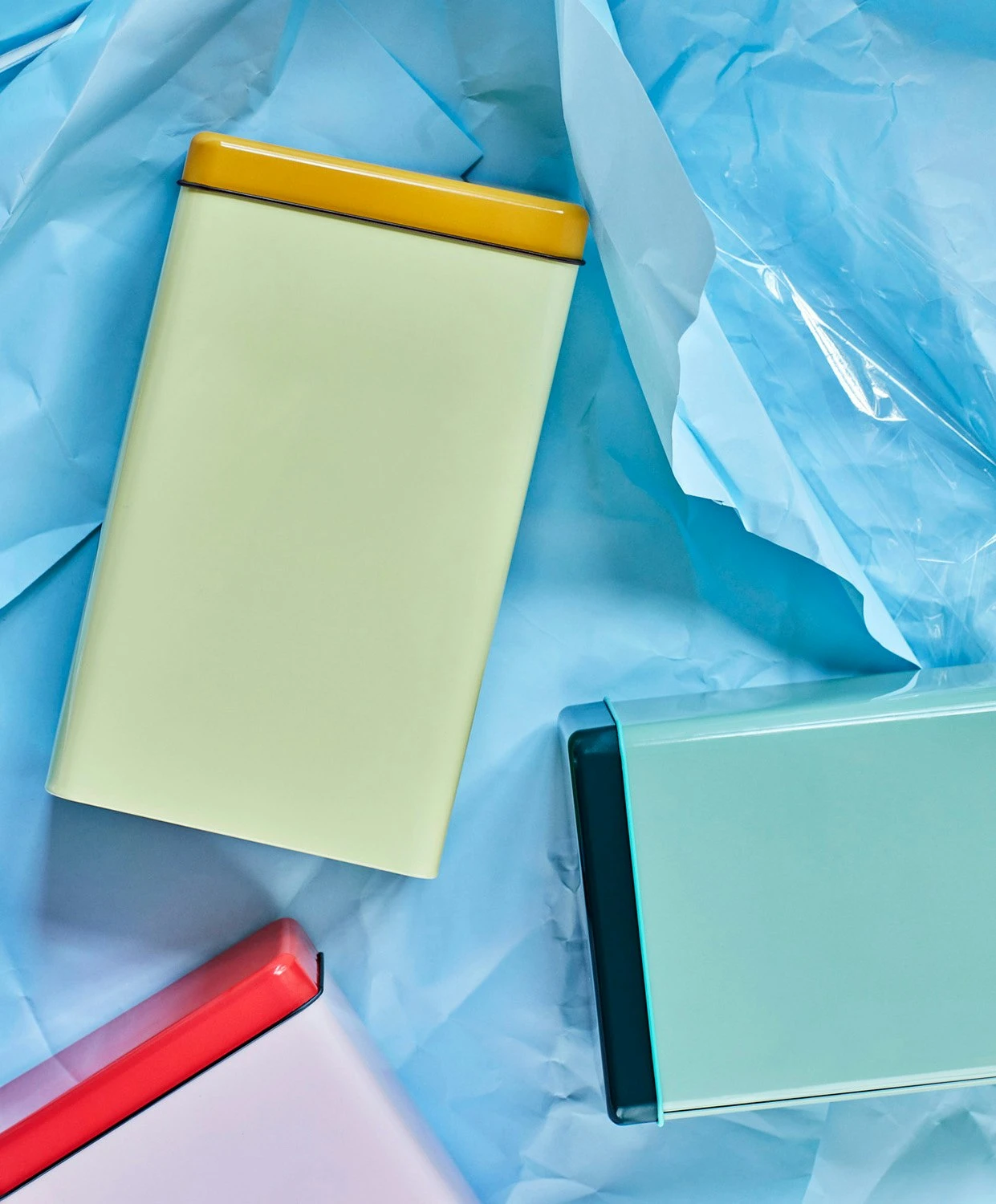 Hay Tin By Sowden Storage Jar, Mint/Green - Image 4