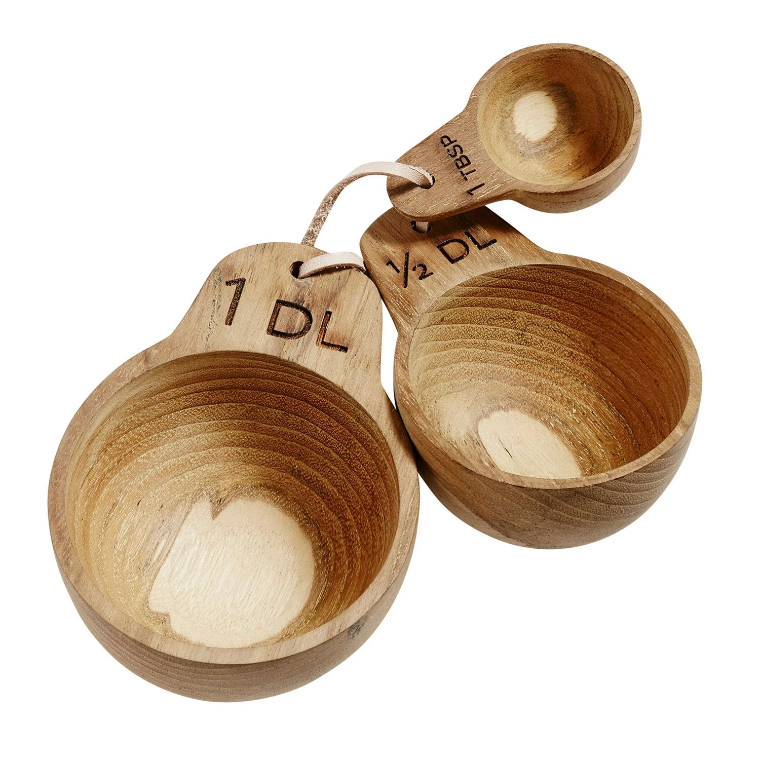 Muubs Emma Measuring Spoon Set, Teak