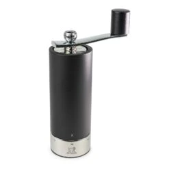 Peugeot Isen Pepper Mill With Crank Handle U'Select 18 Cm, Matte Black