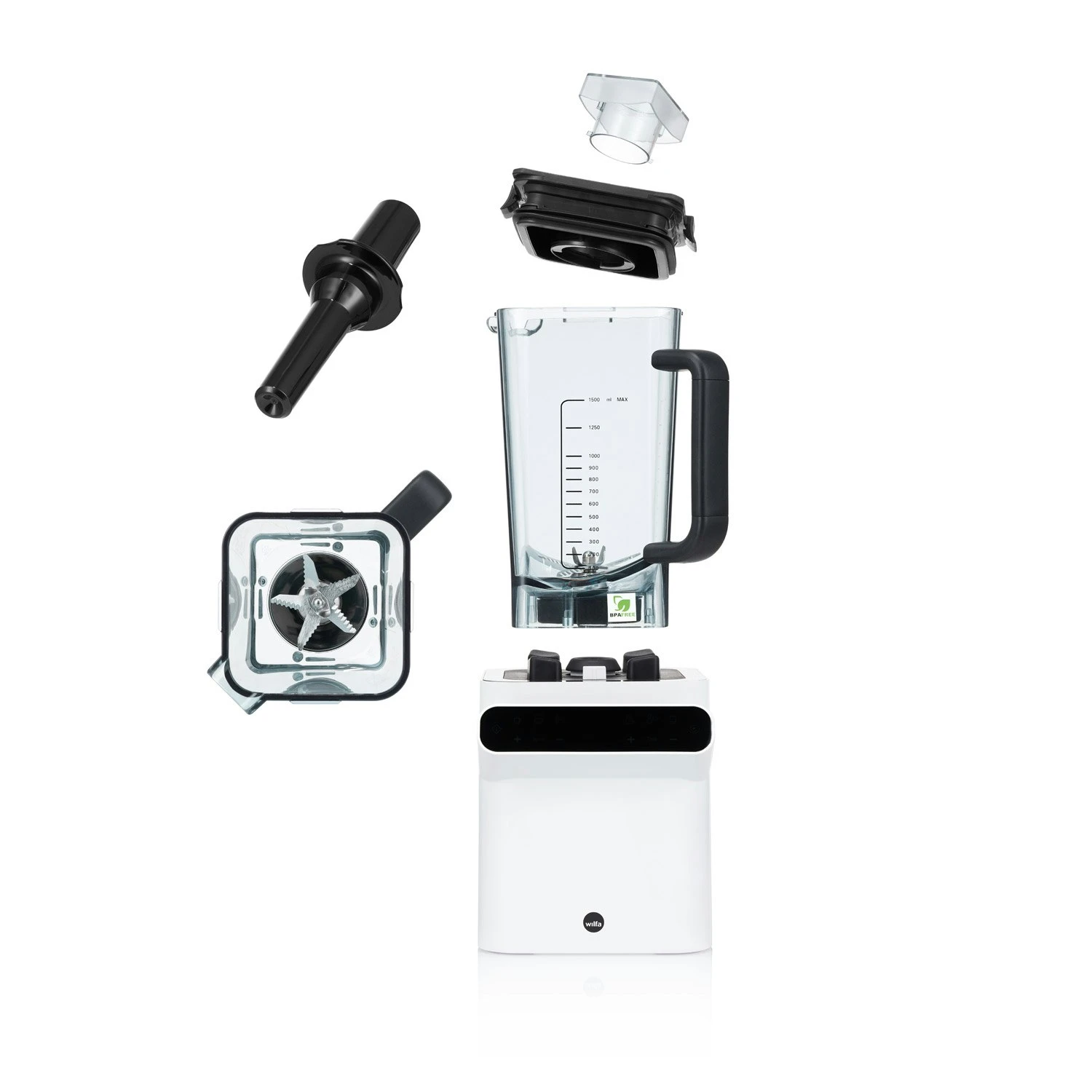 Wilfa BPFD-1680MW Powerfuel Digital Blender, Matte White - Image 3